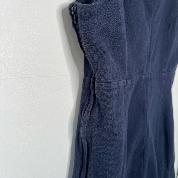 Talula Aritzia Navy Pinafore Dress, 10 - Picture 6 of 8